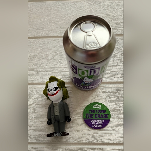 Funko Soda Pop Can Robber The Joker Heath Ledger Chase - Picture 4 of 4